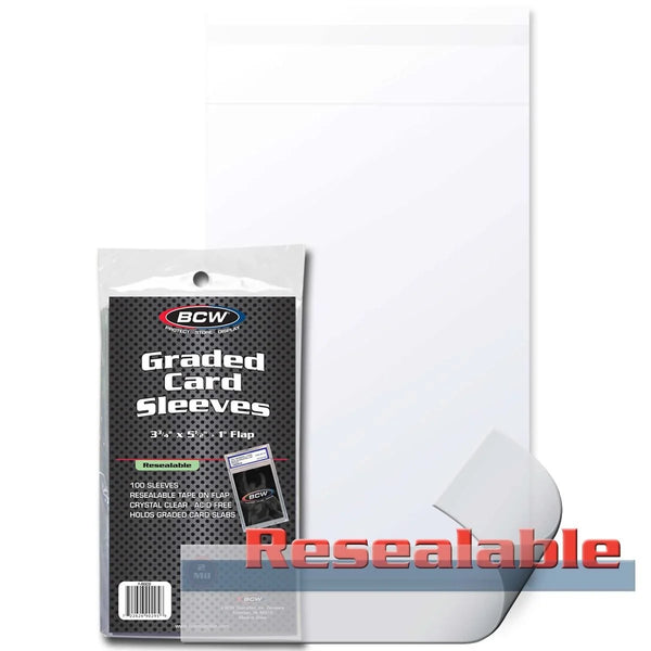 BCW - Resealable Graded Card Sleeves