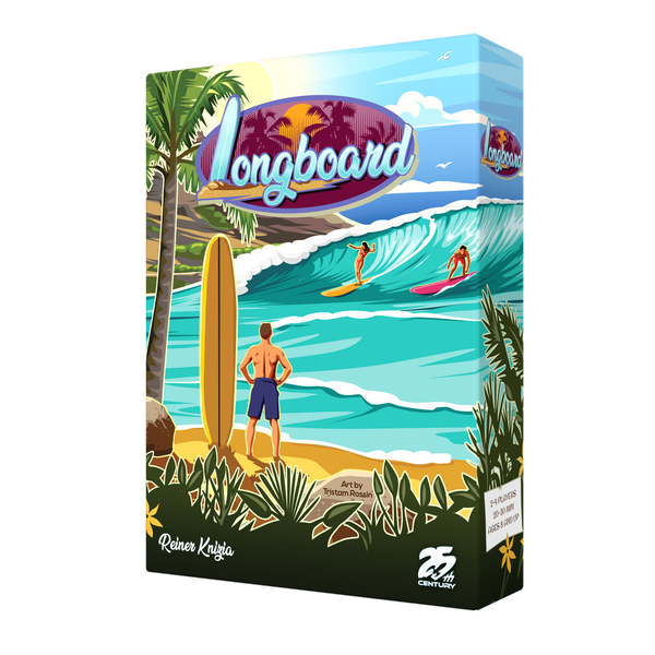 Longboard Surfboard-Shaping Board Game