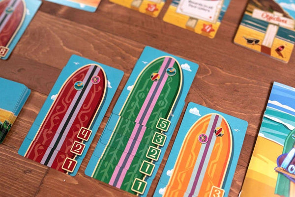 Longboard Surfboard-Shaping Board Game