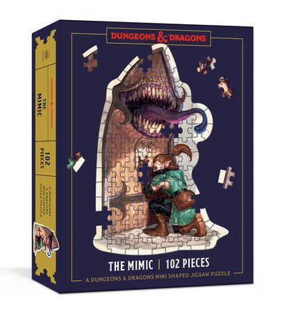 Dungeons & Dragons: Mini Shaped Jigsaw Puzzle - The Mimic Edition