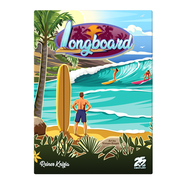 Longboard Surfboard-Shaping Board Game