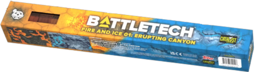 BattleTech: BattleMat: Fire and Ice - Erupting Canyon