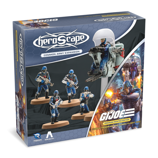 Heroscape: G.I. Joe - Troopers & COBRA Flight Pod (Painted)
