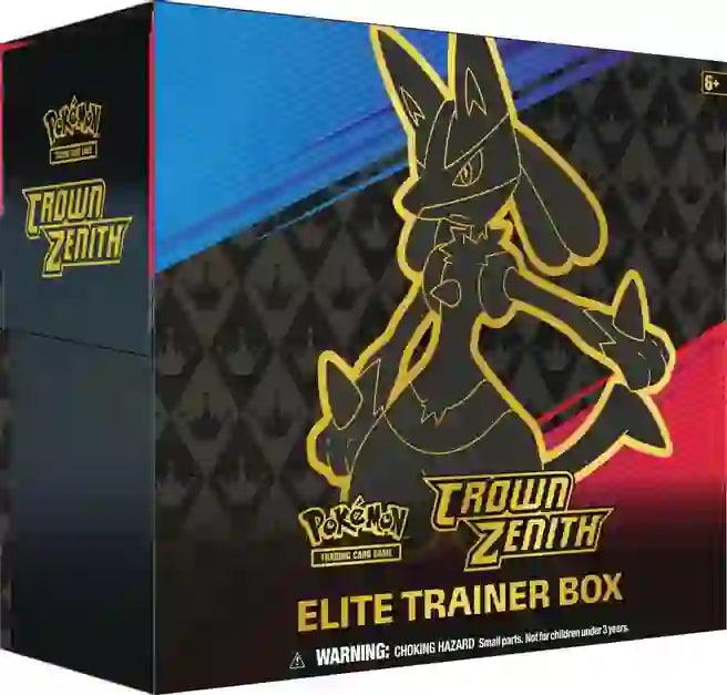 Crown Zenith Elite Trainer deals Box & Regieleki V & Regidrago V Collection Box Bundle