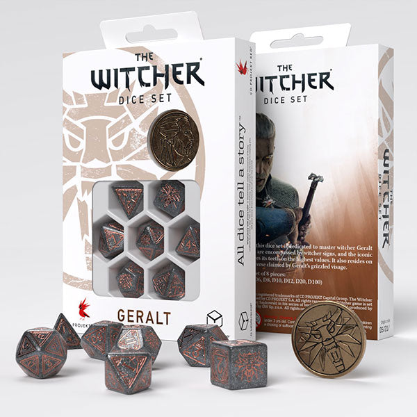 7-Die Set - The  Witcher: Geralt Price of Neutrality
