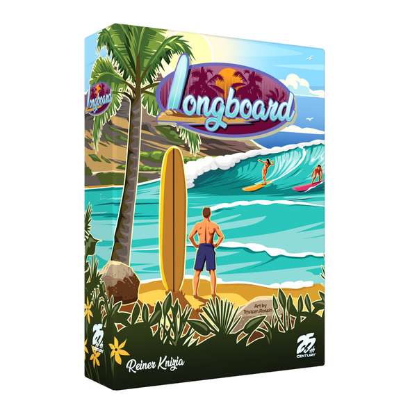 Longboard Surfboard-Shaping Board Game