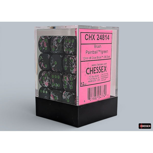 Chessex: 12mm 36d6 Die Set - Brush