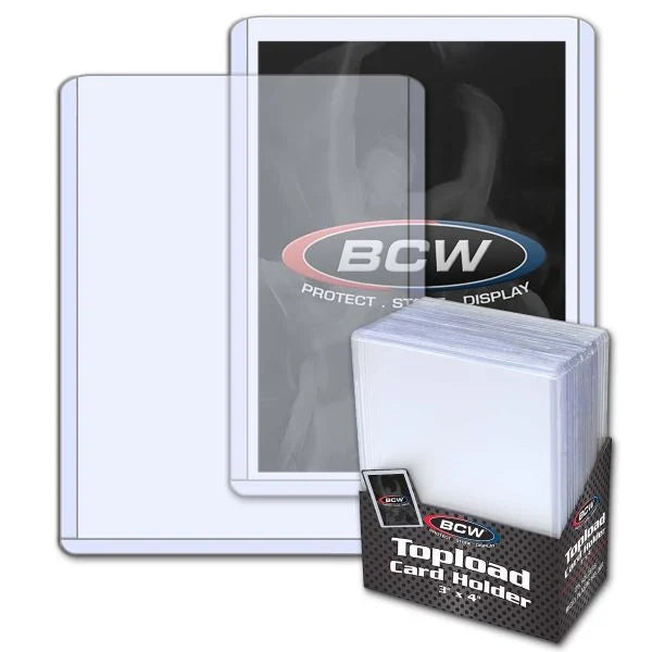 BCW: Toploader - 3x4 Regular Lite Gauge