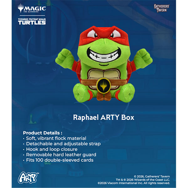 Deckbox: MTG Arty Box - Teenage Mutant Ninja Turtles