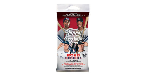 Baseball Cards - 2026 Topps Series 1 - Fat Pack