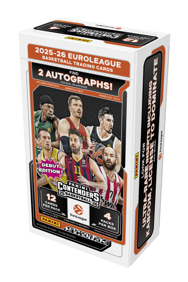 Panini Basketball Card - 2025-26 Contenders EuroLeague Basketball - Hobby Box