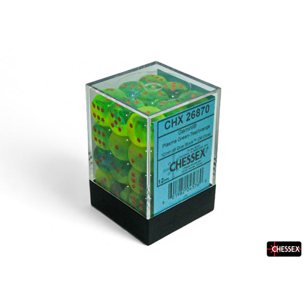 Chessex D6 Dice Block - 12mm 36d6 - Gemini