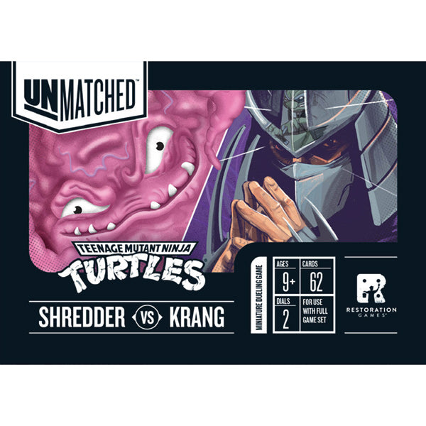 Unmatched Adventures: Unmatched Adventures: Teenage Mutant Ninja Turtles- Shredder vs. Krang - Hero Decks