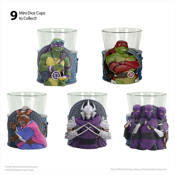 Dice Cups: MTG Teenage Mutant Ninja Turtles Mini Cups Blind Box