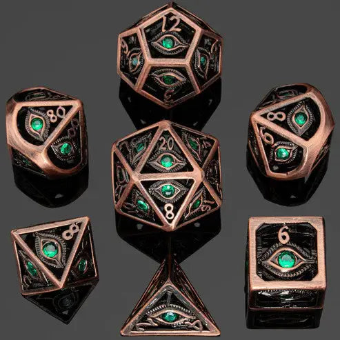 Metal Dice Set - Dragon's Eye Hollow