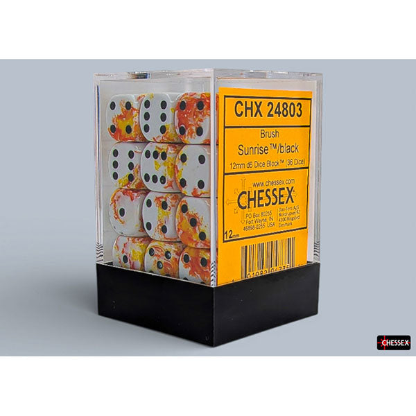 Chessex: 12mm 36d6 Die Set - Brush