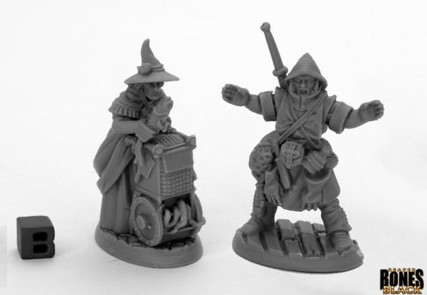 Bones Black - Dreadmere Townsfolk: Fishmongers (2)