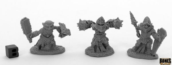 Bones Black - Bloodstone Gnome Warriors (3)