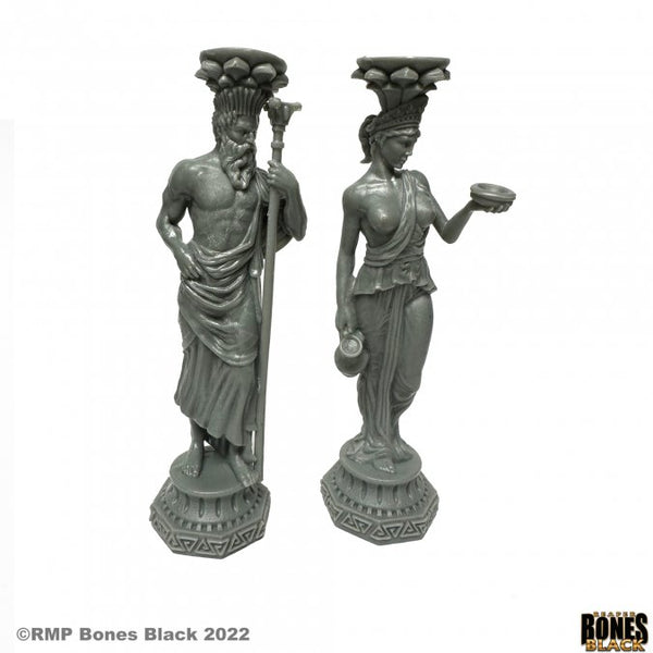 Bones Black - Greek Pillars (Zeus and Hera)