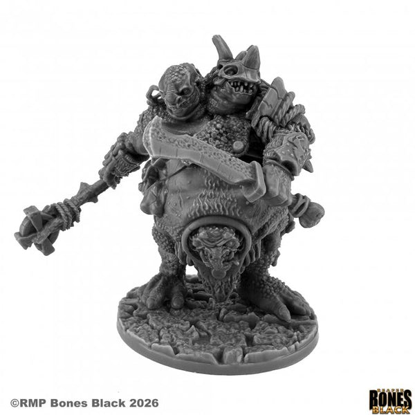 Bones Black - Lardgulp, Two-Headed Troll