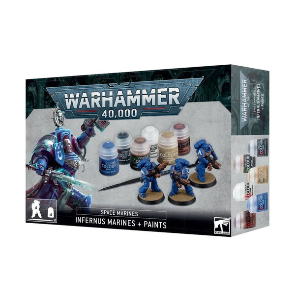 Warhammer 40,000: Space Marines - Infernus Marines + Paints