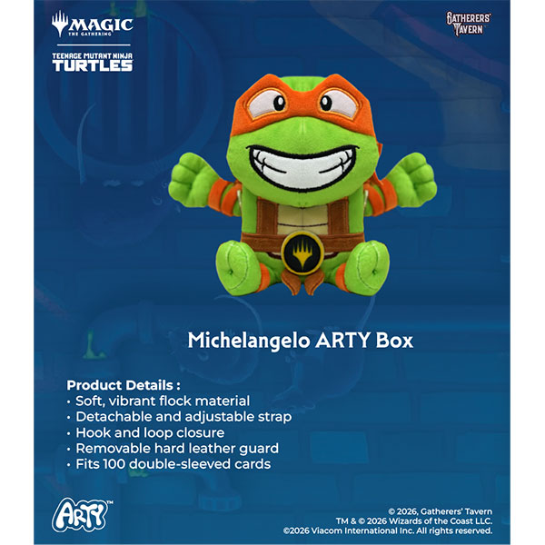 Deckbox: MTG Arty Box - Teenage Mutant Ninja Turtles