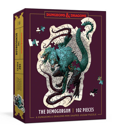 Dungeons & Dragons: Mini Shaped Jigsaw Puzzle - The Demogorgon Edition