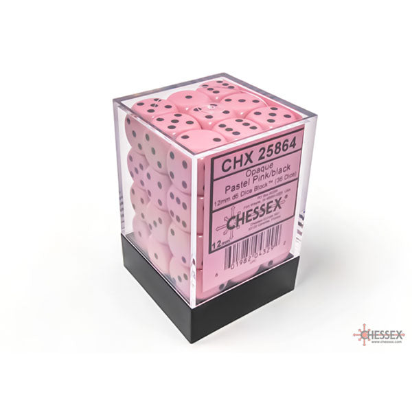 Chessex D6 Dice Block - 12mm 36d6 - Opaque