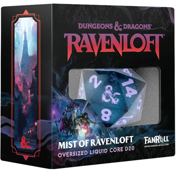 Fanroll: Mists of Ravenloft - Oversized Liquid Core d20