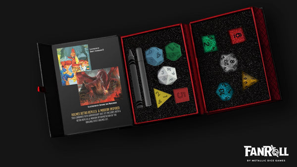 FanRoll: Dungeons & Dragons - Then / Now Dice Set