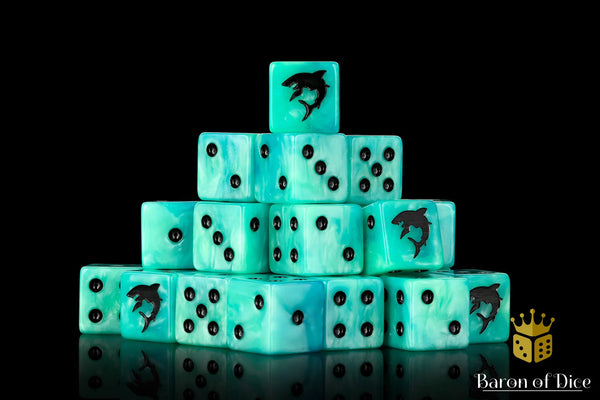 Baron of Dice: Carcharodon "Great White Shark" Dice (x25)