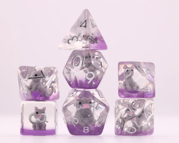 Foam Brain - Cozy Cat RPG Dice Set