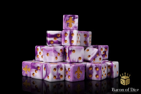 Baron of Dice: Fleur De Lis - Purple (x25)