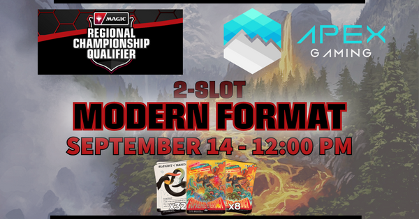 RCQ Round 8 / Apex Gaming Invitational - Modern Format - Sept 14, 2024