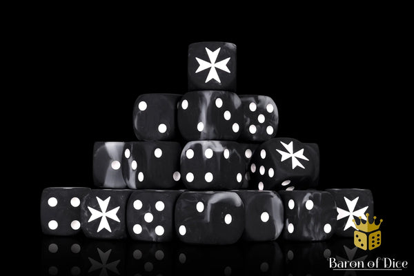 Baron of Dice: Knights Templar - Black (x50)