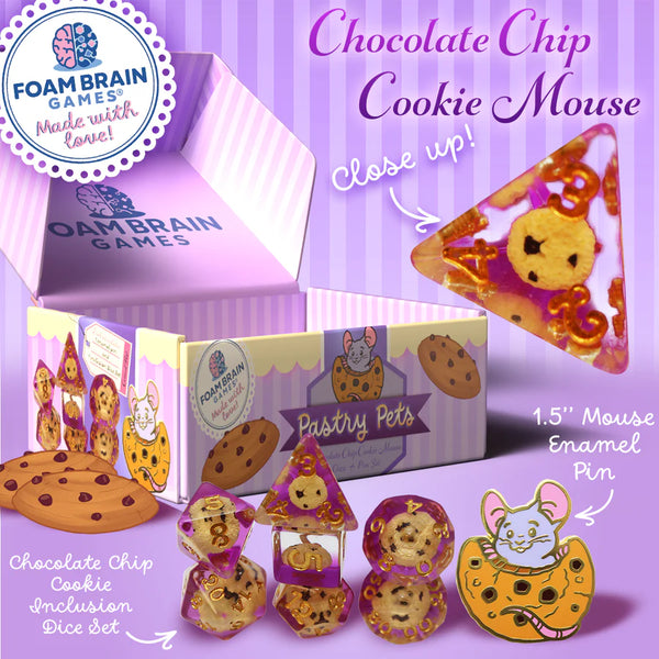 Foam Brain: Pastry Pets (Pin & Dice Set)