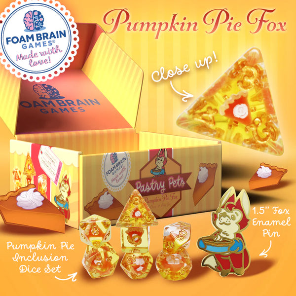Foam Brain: Pastry Pets (Pin & Dice Set)