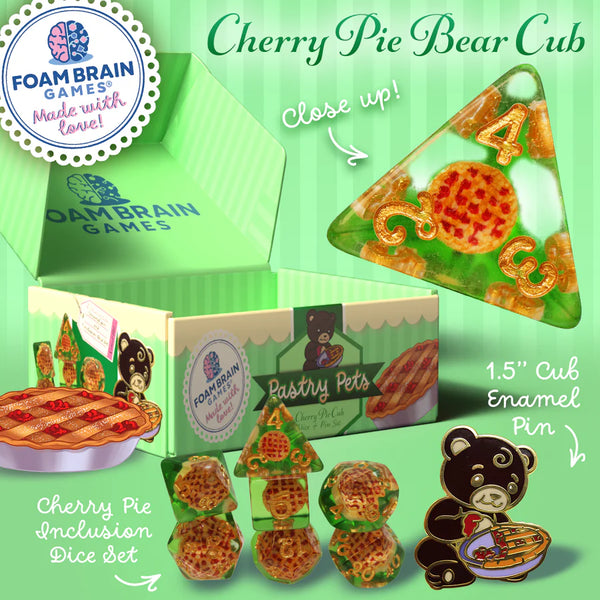 Foam Brain: Pastry Pets (Pin & Dice Set)