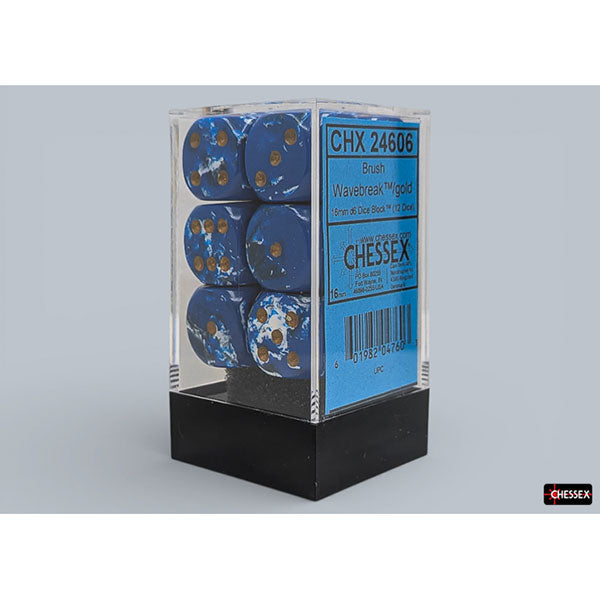 Chessex: 16mm 12d6 Die Set - Brush