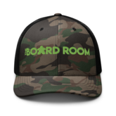 The Board Room - Camouflage Trucker Hat