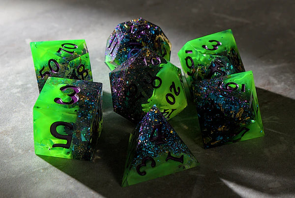 Easy Roller Dice - Sharp Edge 7 Piece Dice Set