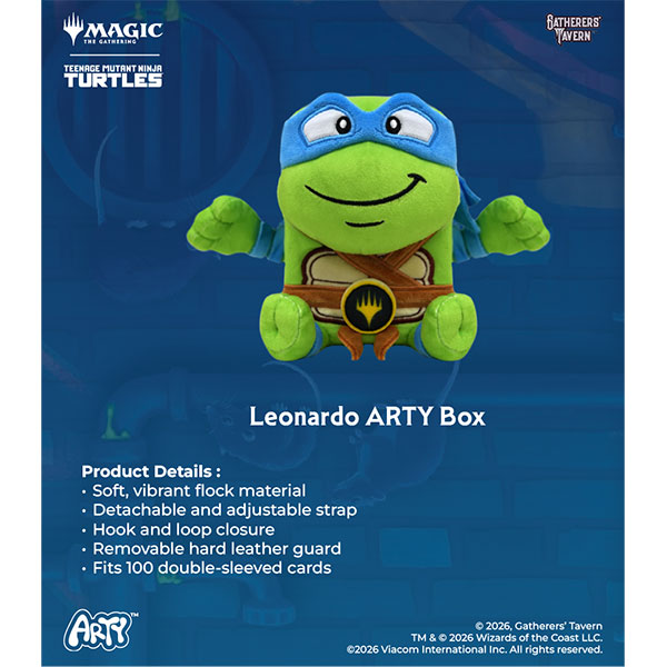 Deckbox: MTG Arty Box - Teenage Mutant Ninja Turtles