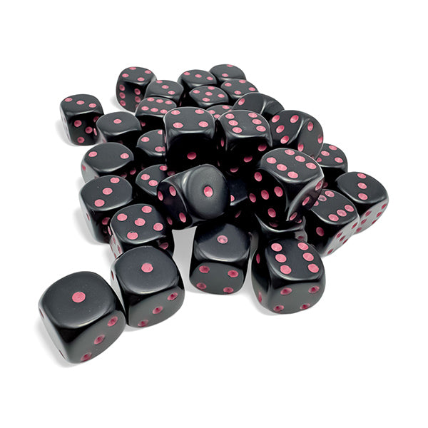 Chessex D6 Dice Block - 12mm 36d6 - Opaque