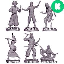 Tales Of The Arabian Nights (40th Anniversary): Character Minis