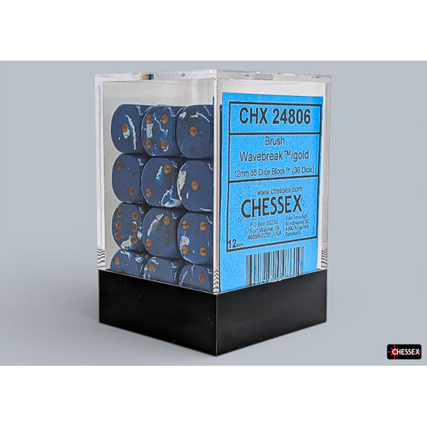 Chessex: 12mm 36d6 Die Set - Brush