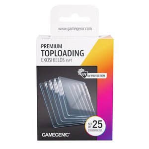 Gamegenic - Premium Toploading Exoshields - 35pt - Clear
