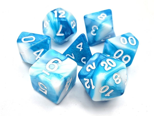 Old School 7 Piece DnD RPG Dice Set: Vorpal