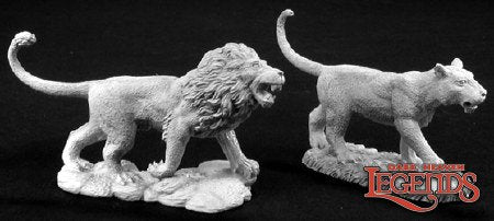 Male & Female Lion
