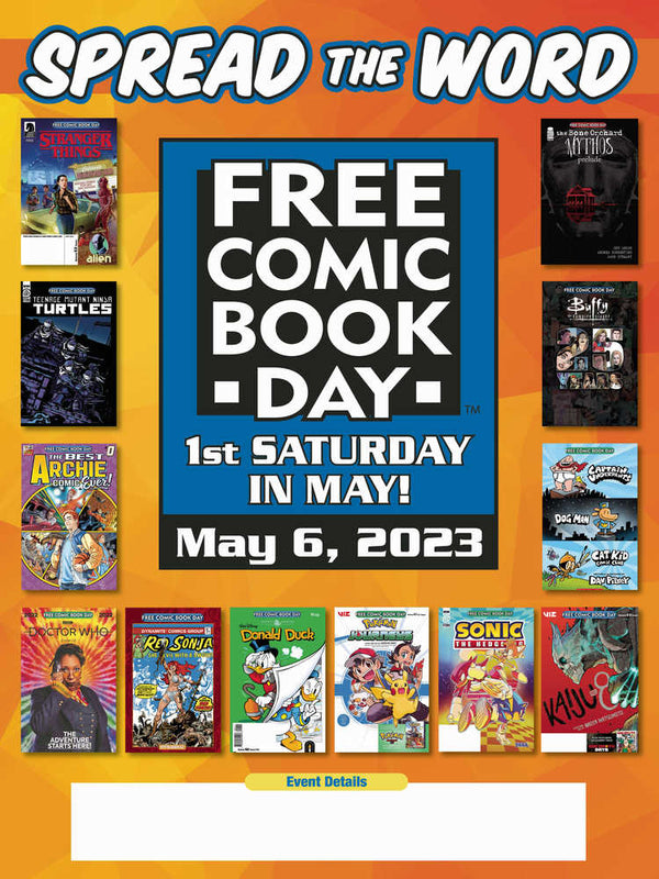 Free Comic Book Day 2022 Promo Poster Extras