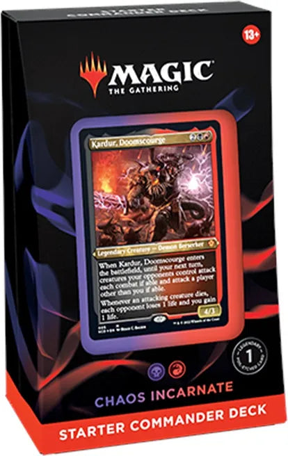 Magic the Gathering CCG: Starter Commander Decks